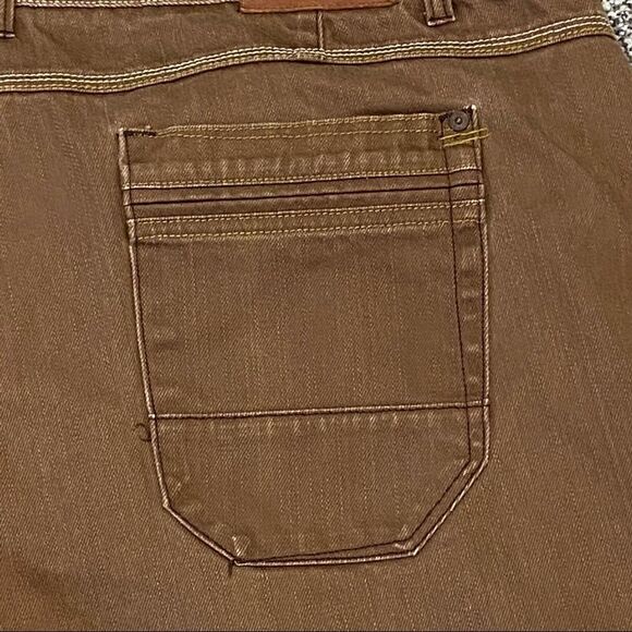 A. TIZIANO - DARK BROWN COTTON SHORTS - SIZE 36 - EXCELLENT CONDITION - B12 - Picture 6 of 16